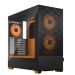 Fractal Design Pop Air Window, Midi Tower, schwarz - orange mit RGB Fans