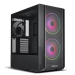 Lian Li LANCOOl 216 Midi Tower, Window, schwarz mit RGB Fans