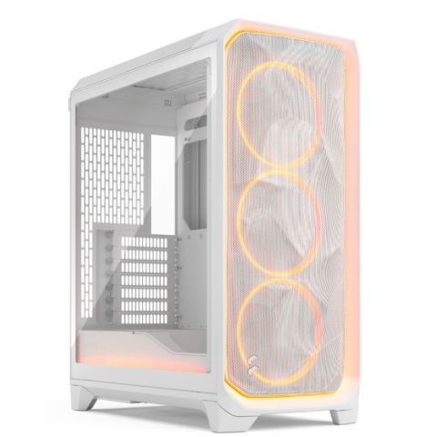 Fractal Design Meshify 3 Ambience Pro, Midi Tower, Window, weiss mit RGB Fans
