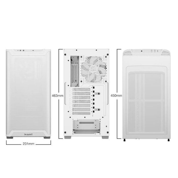 be quiet! Pure Base 501 Airflow, weiss