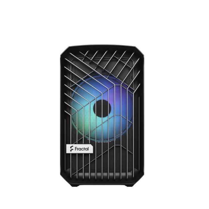 Fractal Design Torrent Nano, Mini Case, schwarz mit Window und RGB Lüftern