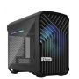 Fractal Design Torrent Nano, Mini Case, schwarz mit Window und RGB Lüftern