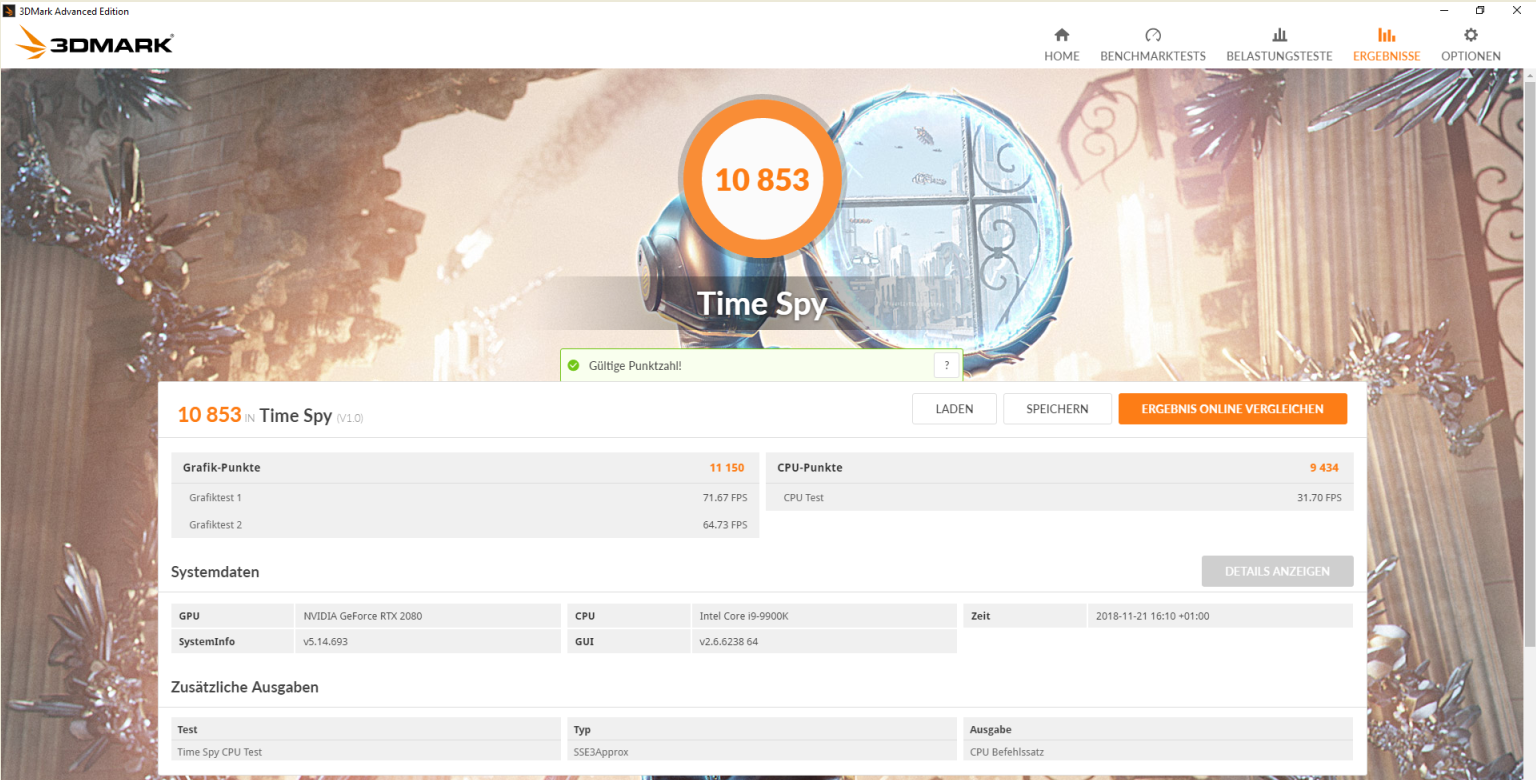 3D Mark Benchmark GPU 280