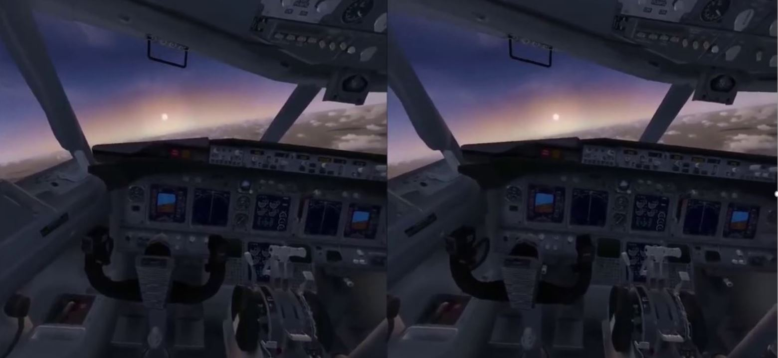 VR Flugsimulation