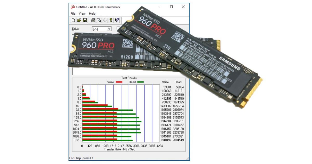 Samsung 960 pro pc