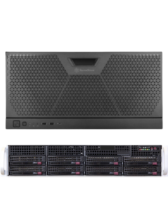 Rack Workstation mit starker CPU / GPU Leistung