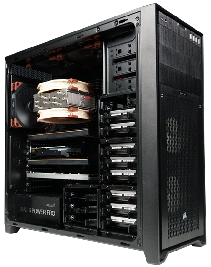 Workstation mit High RAM Ausbau von 1 TB bis 4 TB Arbeitsspeicher