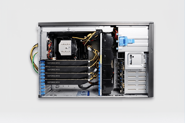 AMD Threadripper with 4 Blackwell GPUs